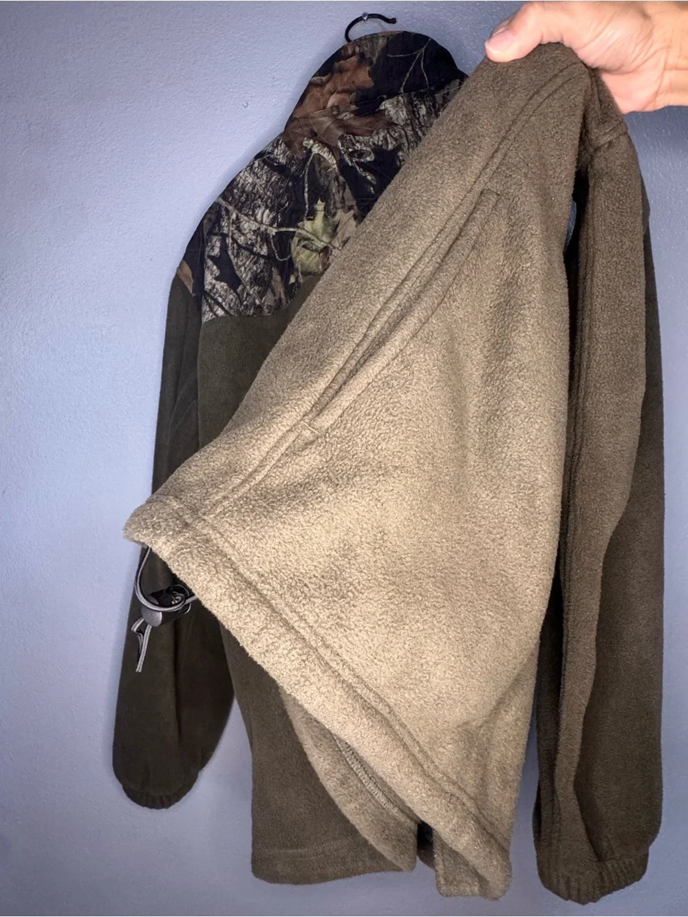 Bear Creek Outfitters Camo Fleece Jacket XL Hunting Gorpcore
